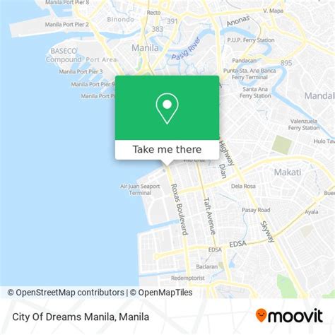 How to commute to City of Dreams Manila from The M  .